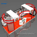 Oferta de Detian 10x30ft curva telón de fondo creativo expositor stand stand